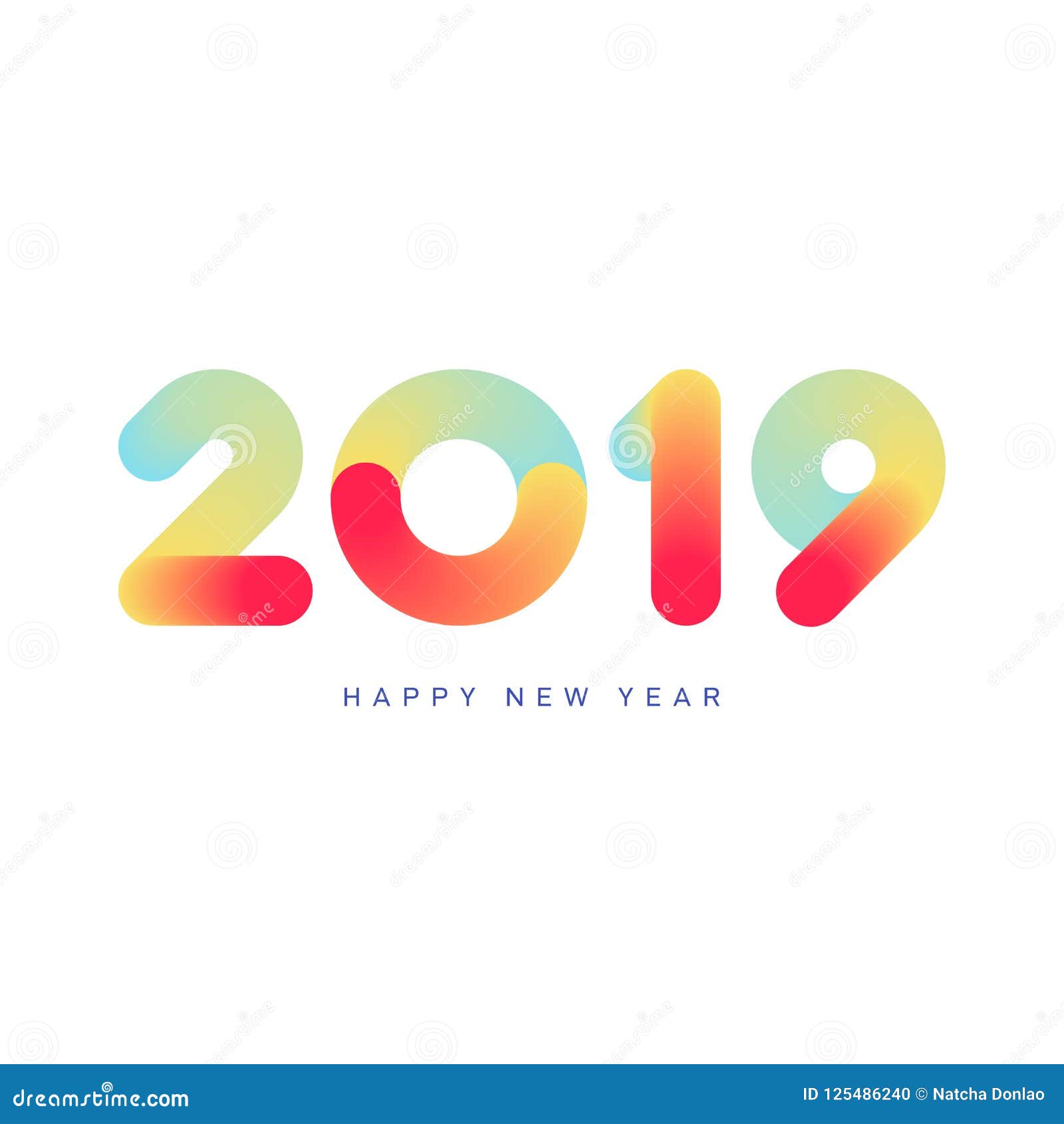 New year 2019 background stock illustration. Illustration of graphic