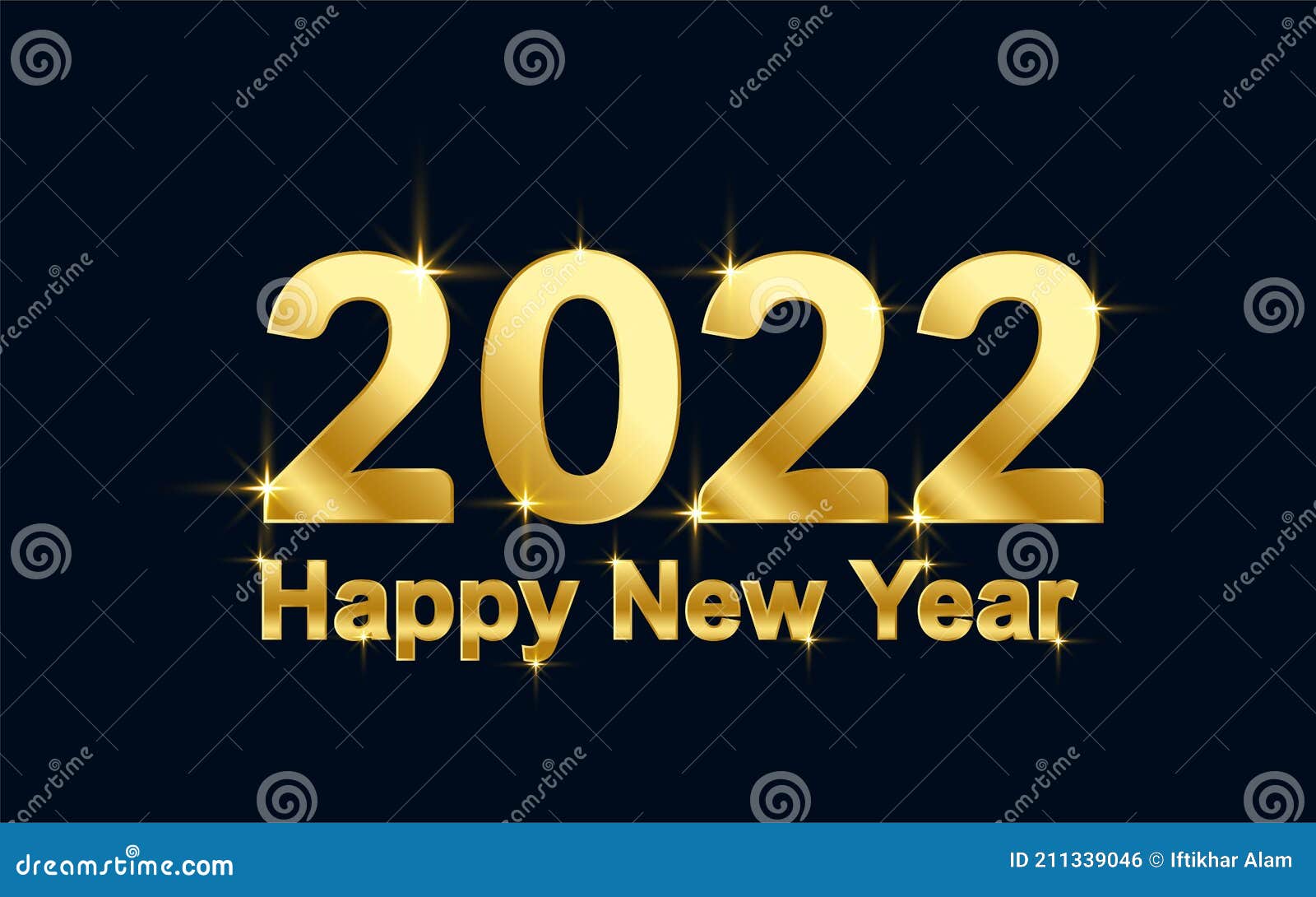 2022 New Year Banner, Happy New Year, 2022 New Year Banner with a Dark  Black Background with Gold Colour Text Stock Vector - Illustration of  event, christmas: 211339046
