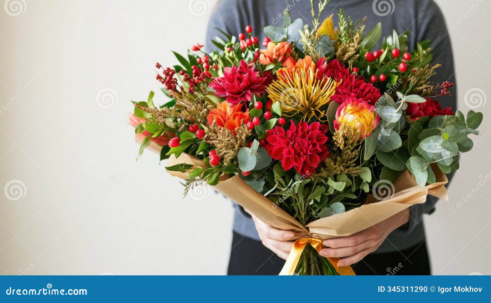 new year bouquet delivery: a festive scene featuring a