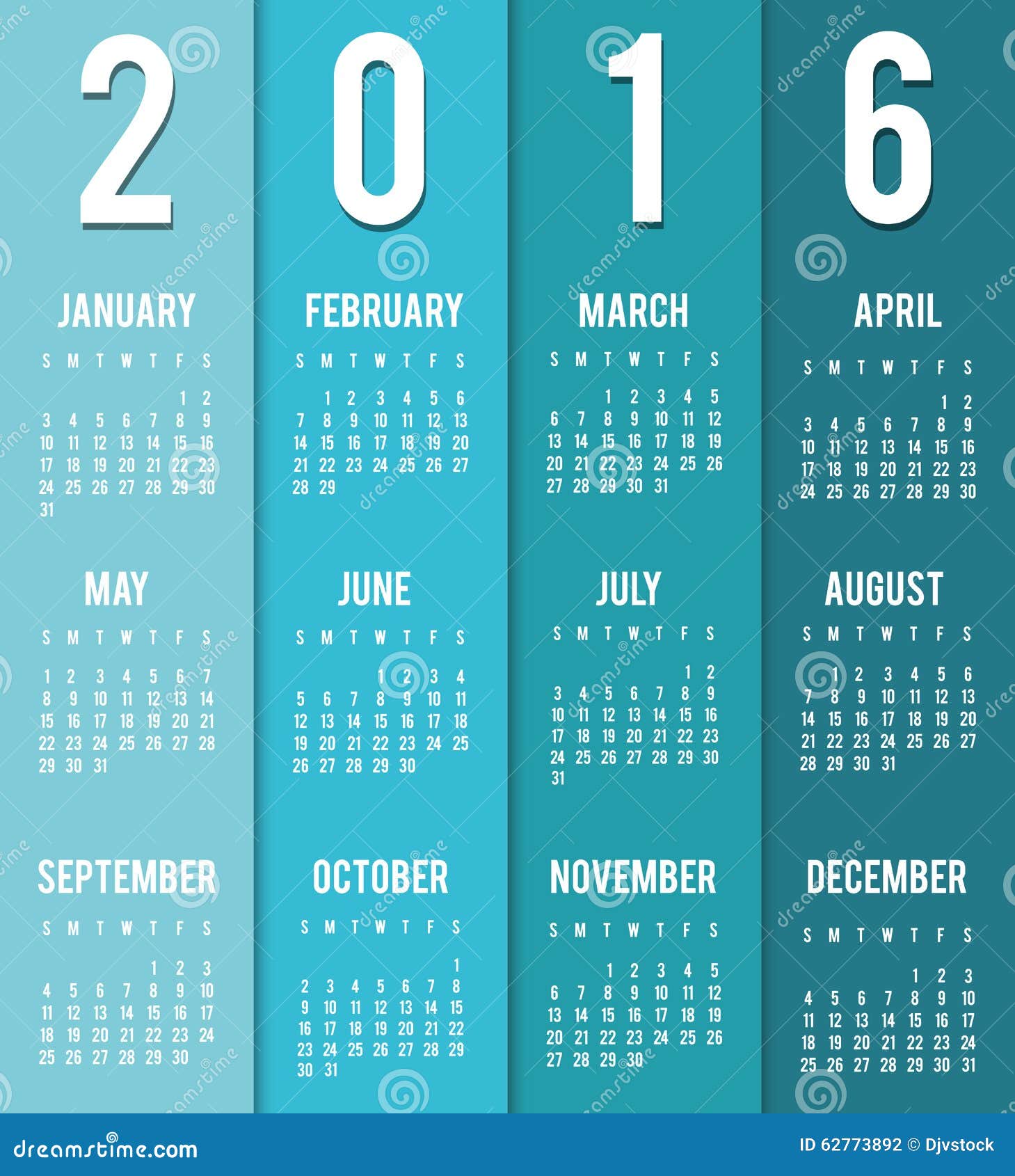 New year calendar schedule stock vector. Illustration of isolated