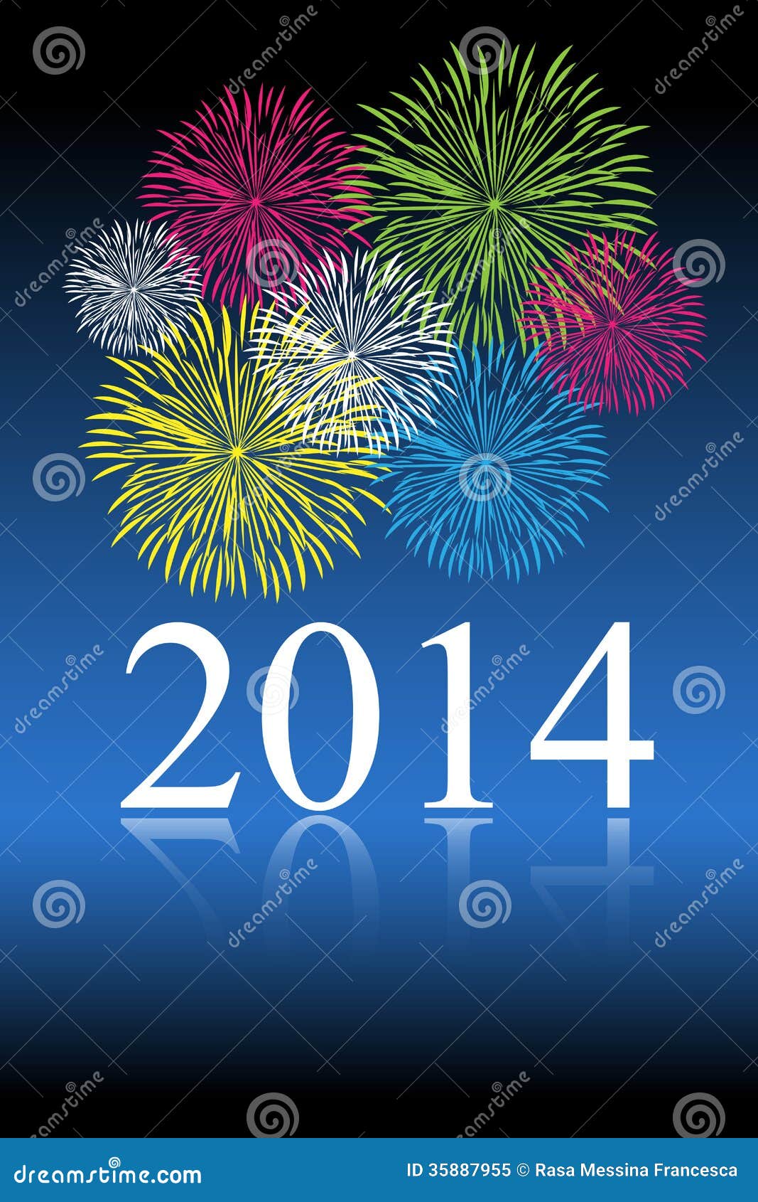 2014 new year celebration royalty free stock photo image colors business cards
