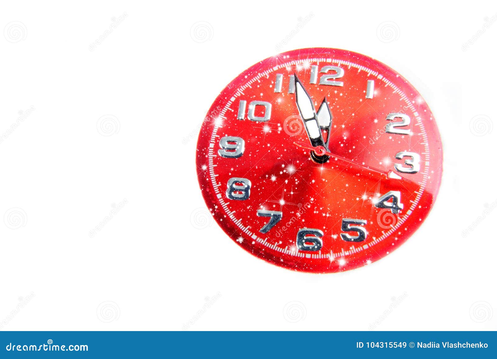 New Year Celebration with Dial Clock Stock Image Image of clock