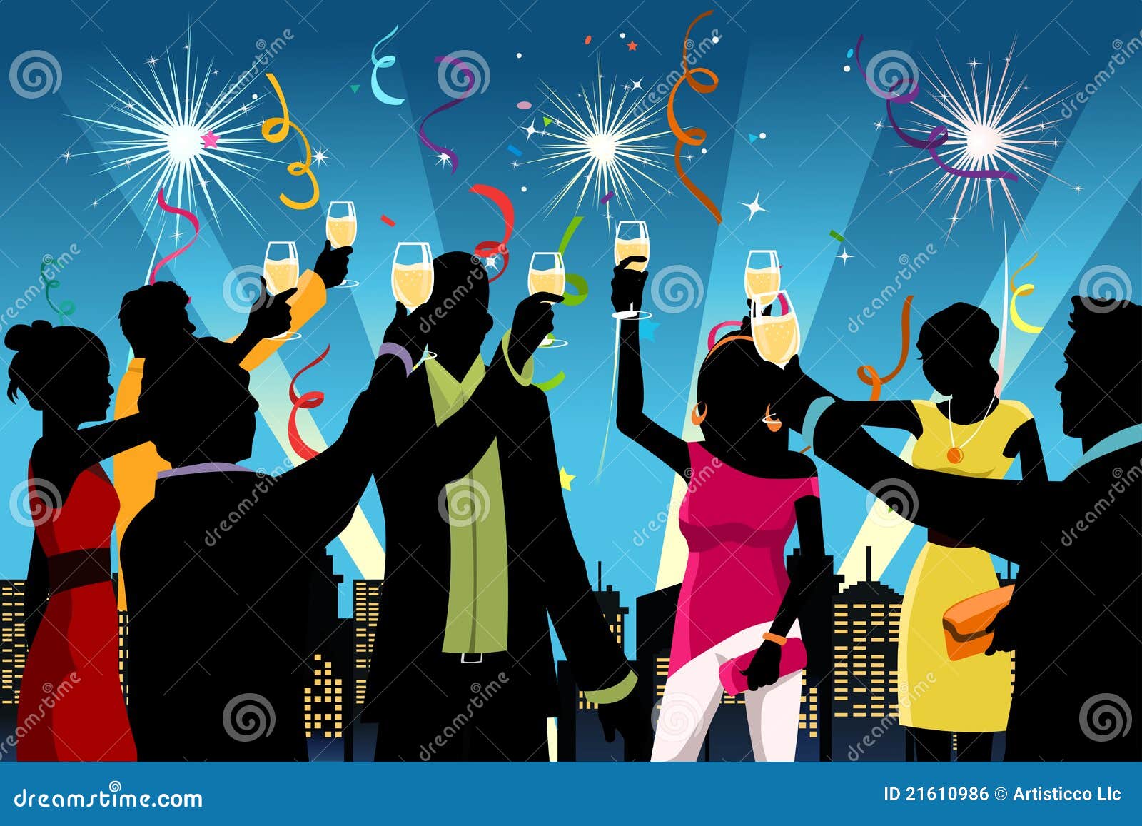 free clipart new year celebration - photo #48