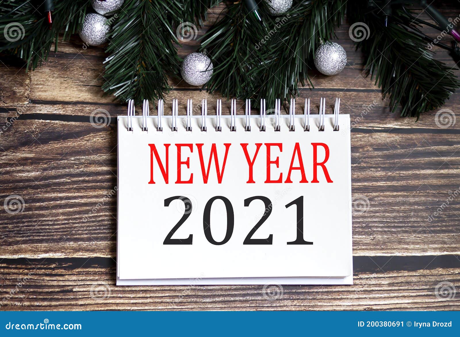 Free Vector Merry Christmas And Happy New Year 2021 Card With Elegant 3d Christmas Tree
