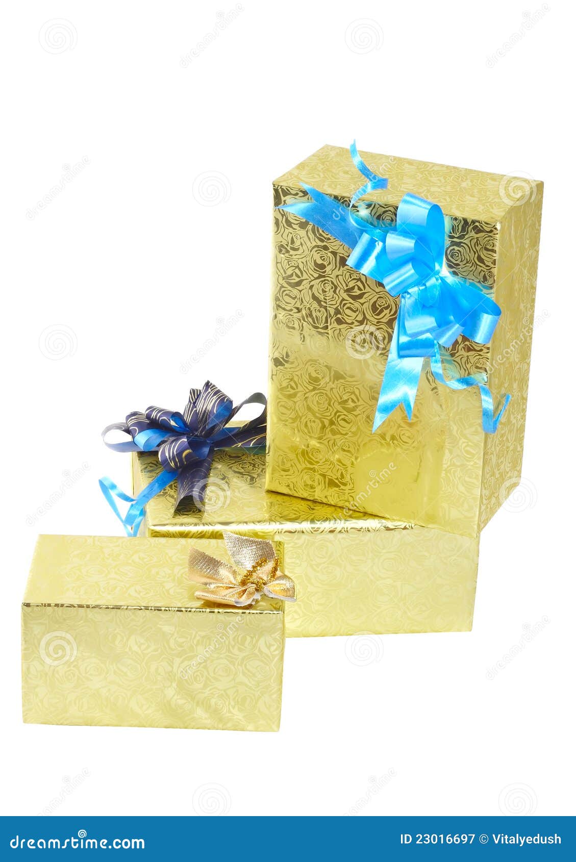 New Year Colour Gift Boxes. Stock Image Image of decoration, ball