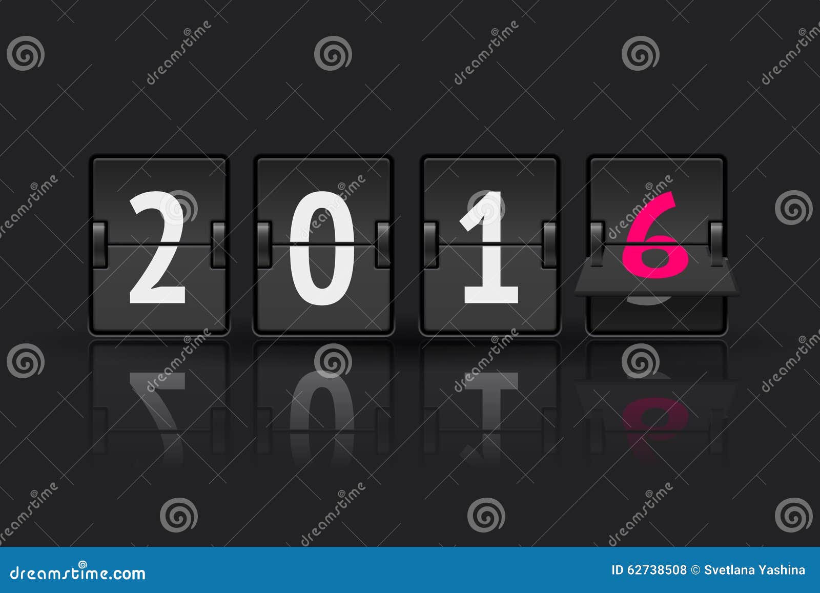 New year countdown stock vector. Illustration of digital - 62738508, image size:1600x1157