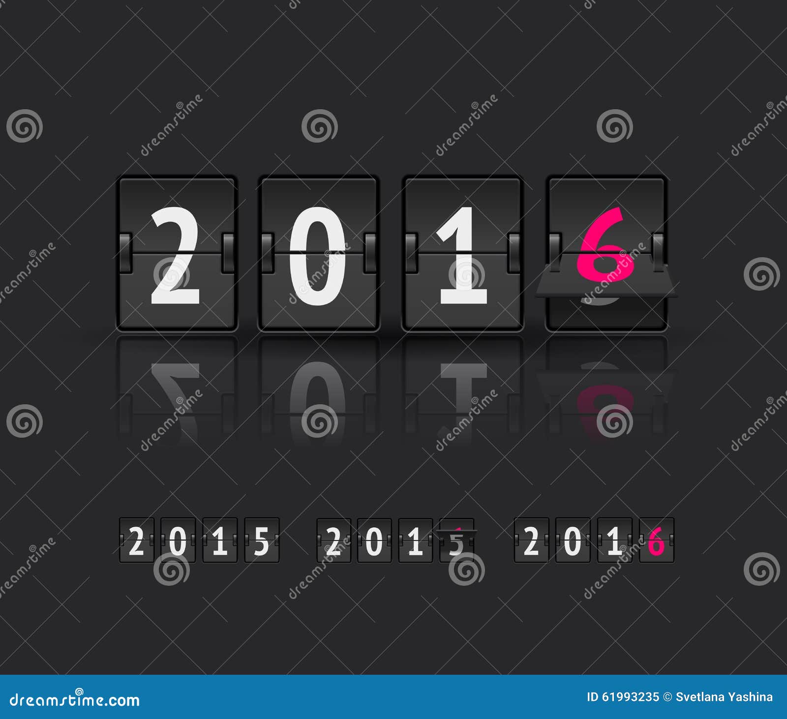 New year countdown stock vector. Illustration of poster - 61993235