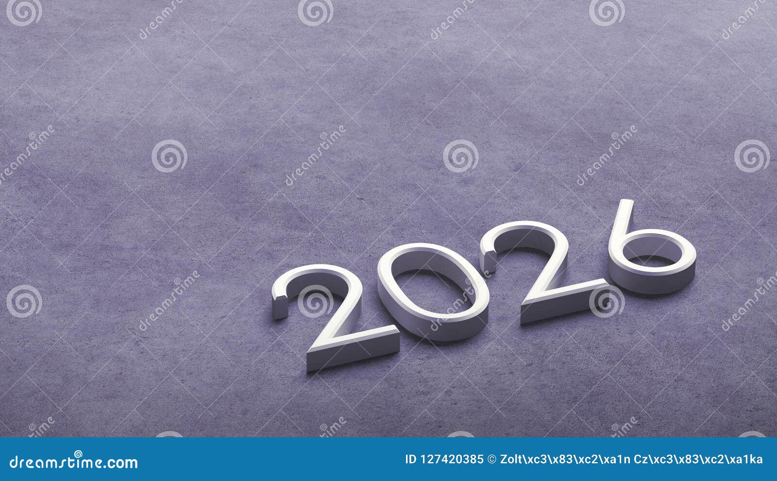  2026 3d rendering. stock illustration. Illustration of date - 127420385 Illustration 