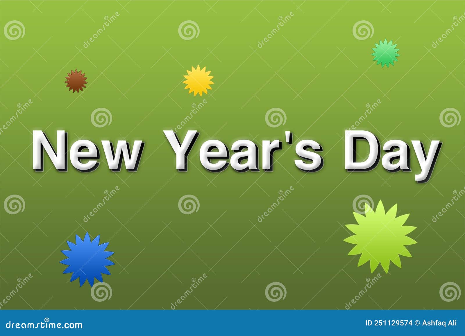 New Year Day Banner Design Illustrations Stock Illustration