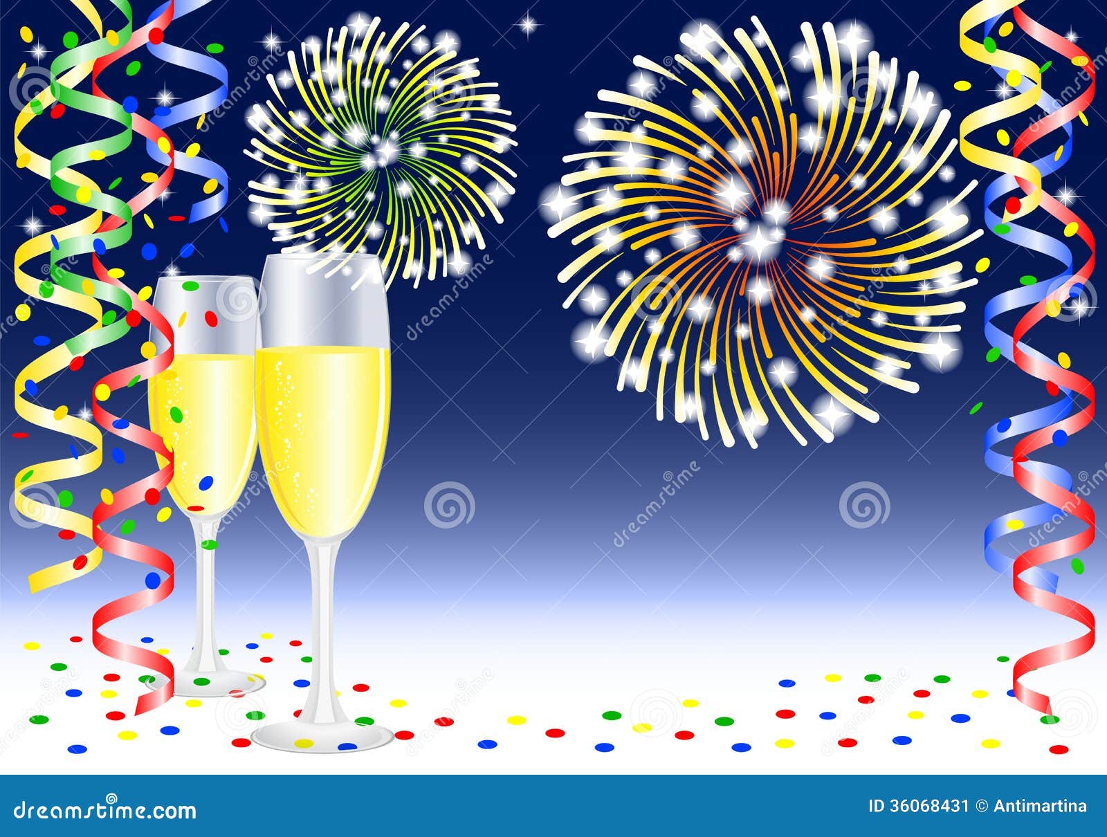 New year party background stock vector. Illustration of card - 36068431