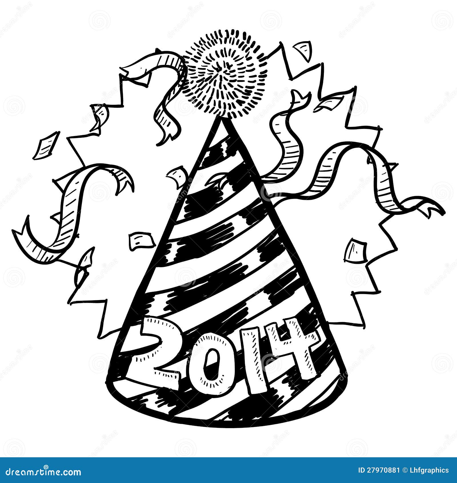 A Drawing Birthday Hat PNG Images | AI Free Download - Pikbest