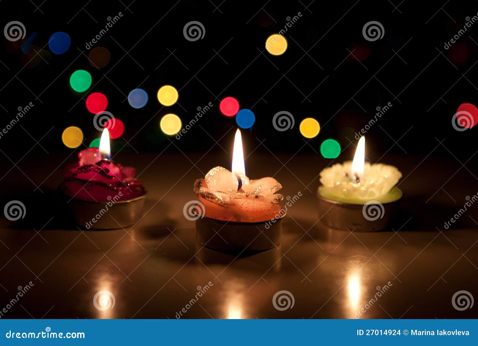 New Year s candles stock photo. Image of fire, christmas 27014924