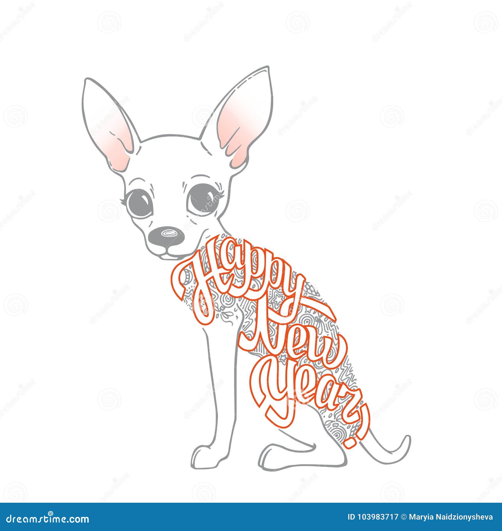 Adorable Chihuahua New Year Images