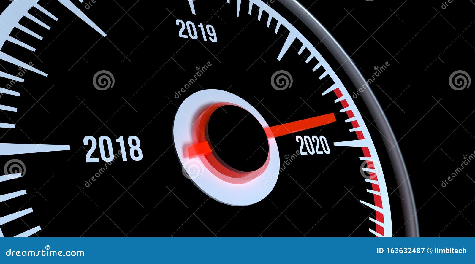 2020 new year seasonal level meter 3d s