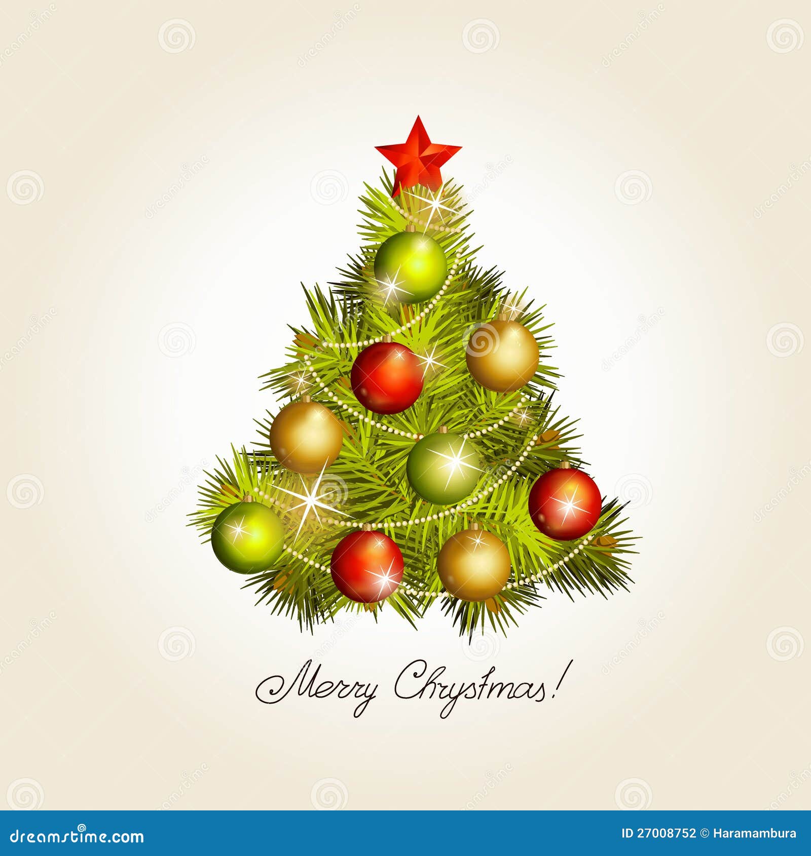 new year tree new year tree with toys stock vector image of frame new year tree new year tree with toys stock vector image of frame