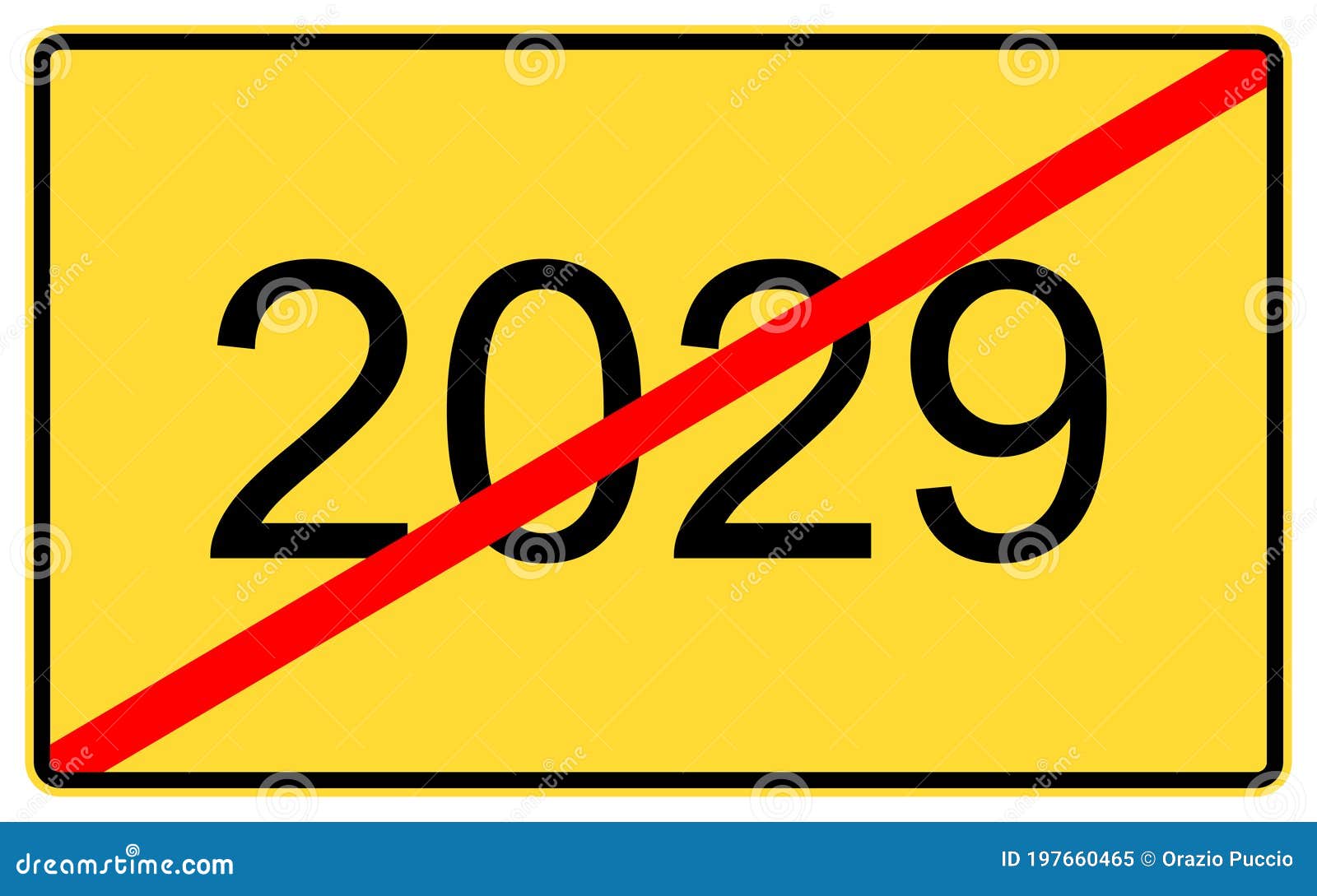 2029-new-year-2029-new-year-on-a-yellow-road-billboard-stock