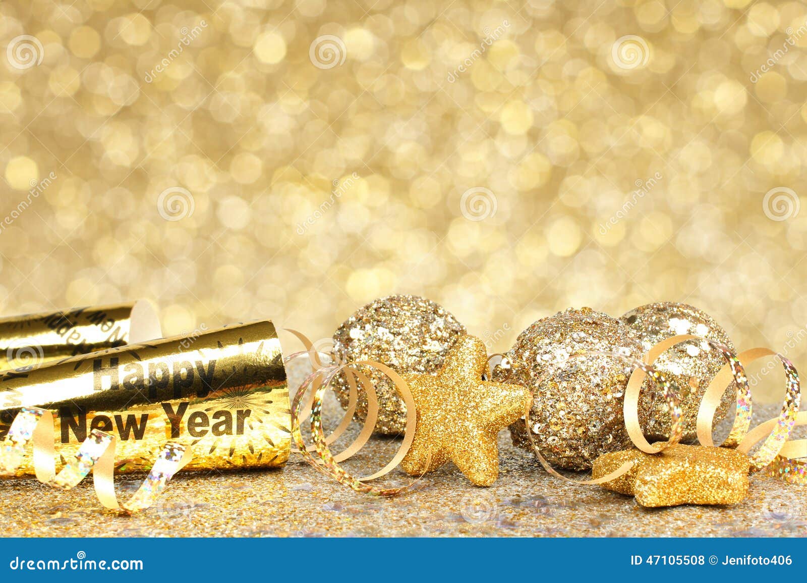 new years eve golden party background