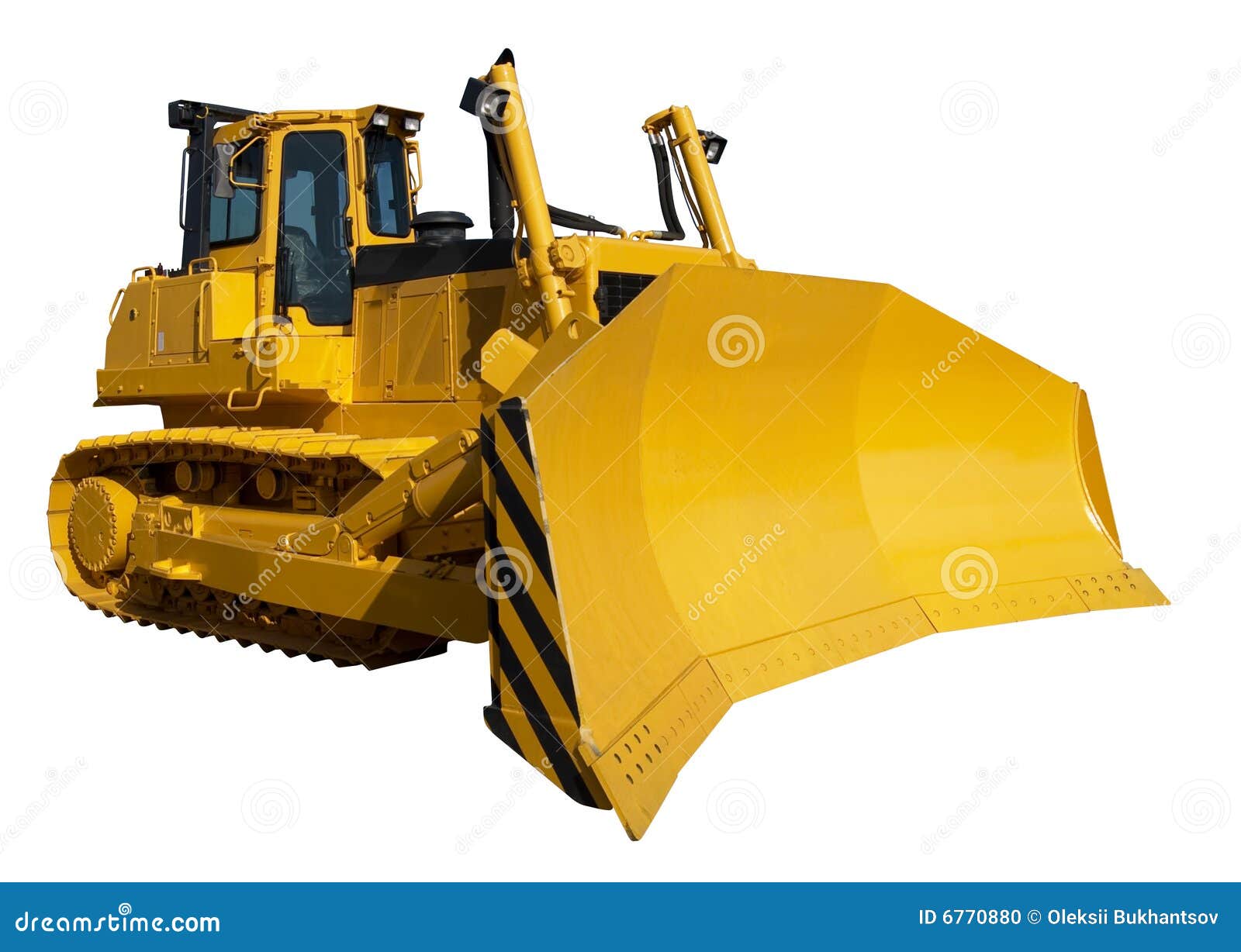 New Yellow Bulldozer Stock Photo Image 6770880