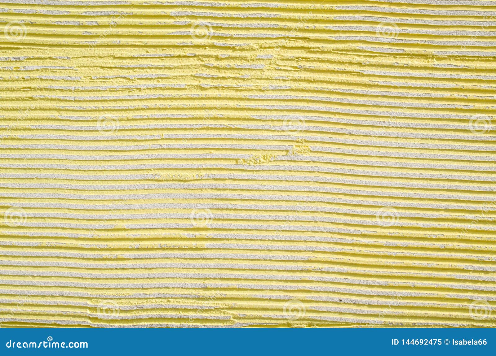 New Yellow Relief Plaster on Wall Closeup Stock Image Image of