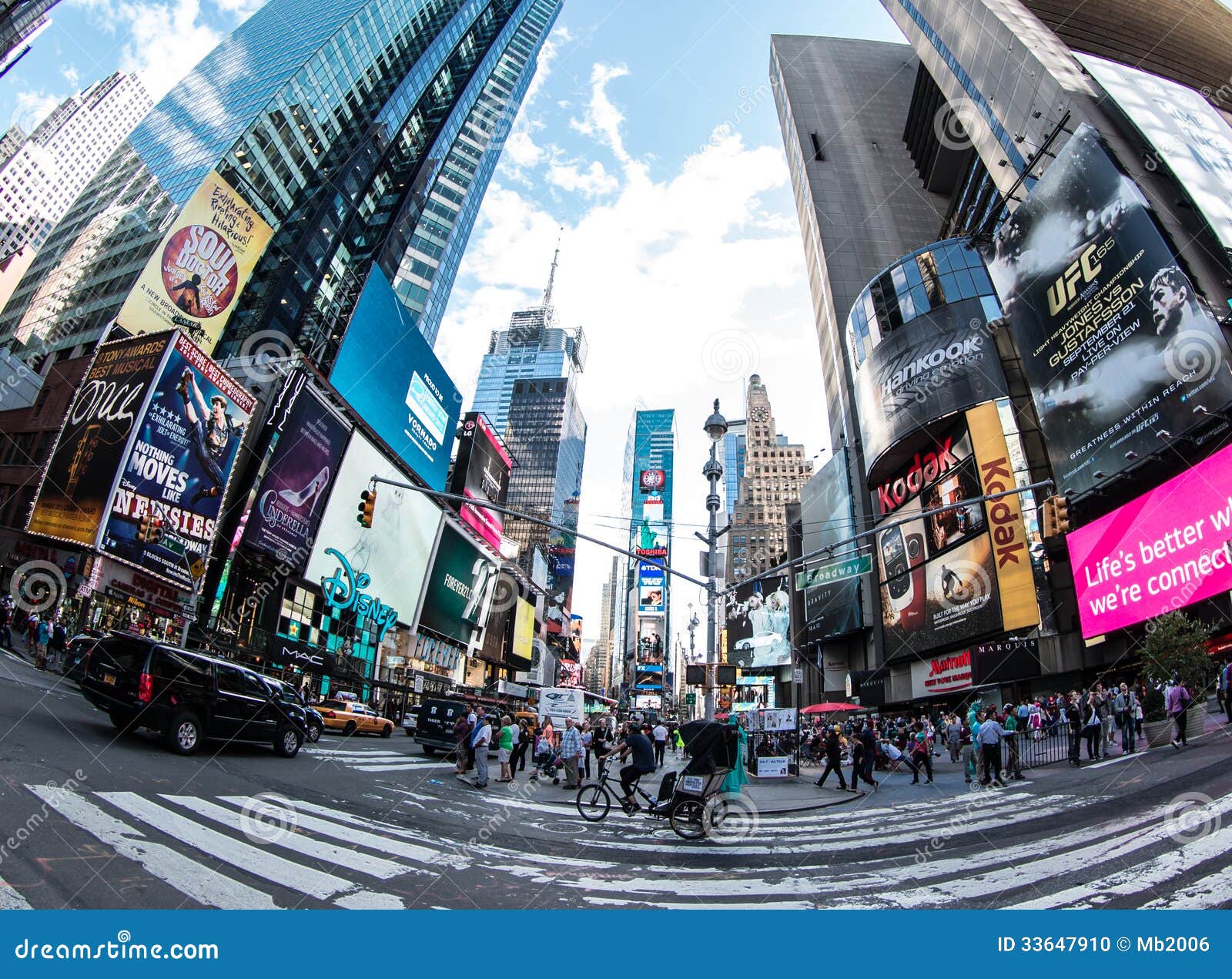 Immagine delle vie di New York City, Broadway