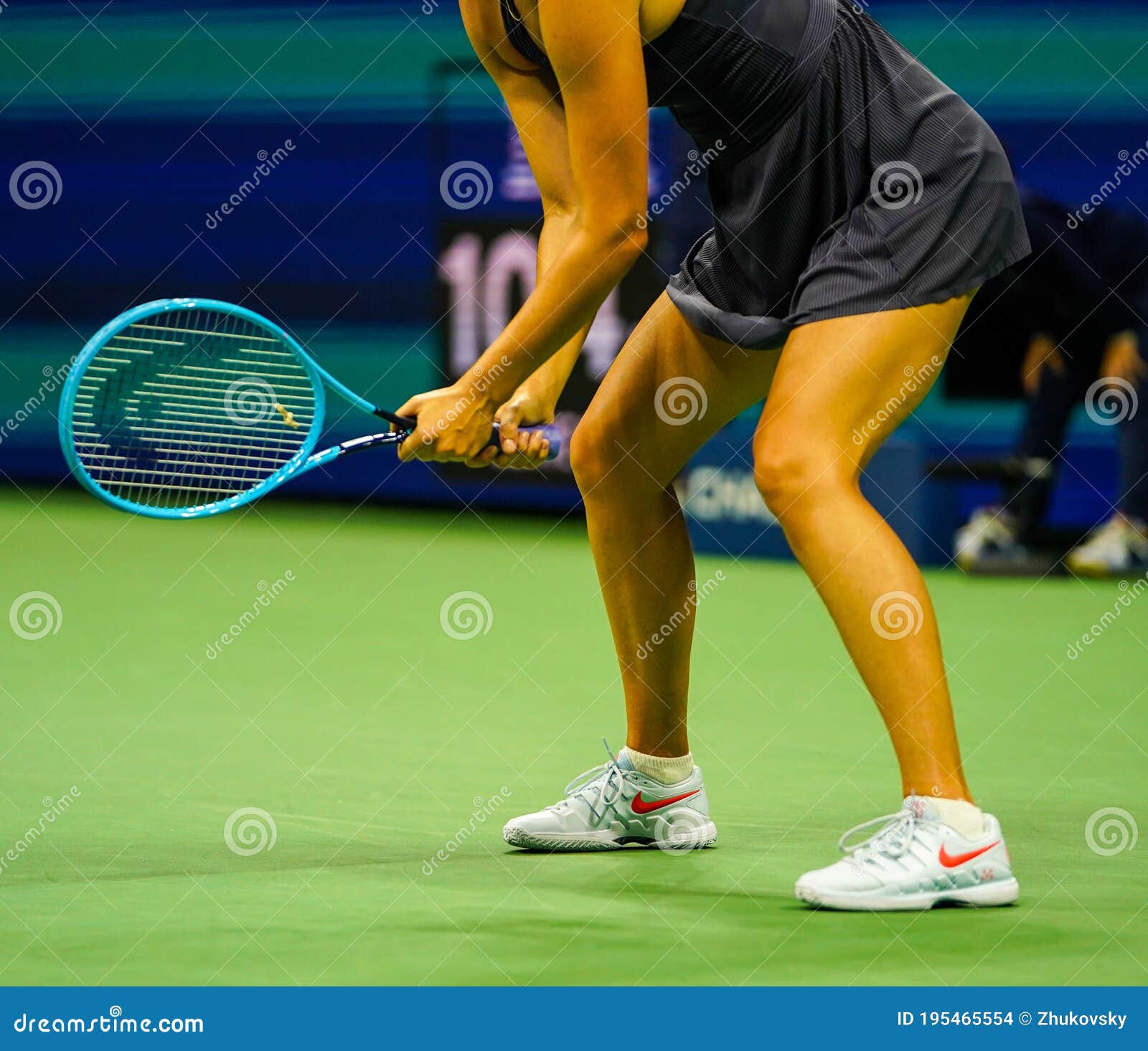Grand Slam Champion Maria Sharapova of Russia Wears Custom Nike Tennis Shoes  during Her 2019 US Open First Round Match Editorial Stock Image - Image of  players, russia: 195465554