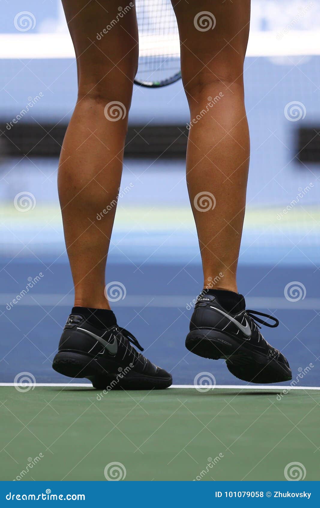 Five Times Grand Slam Champion Maria Sharapova of Russian Federation Wears Custom  Nike Tennis Shoes during Practice for US Open Editorial Stock Photo - Image  of meldonium, federation: 101079058