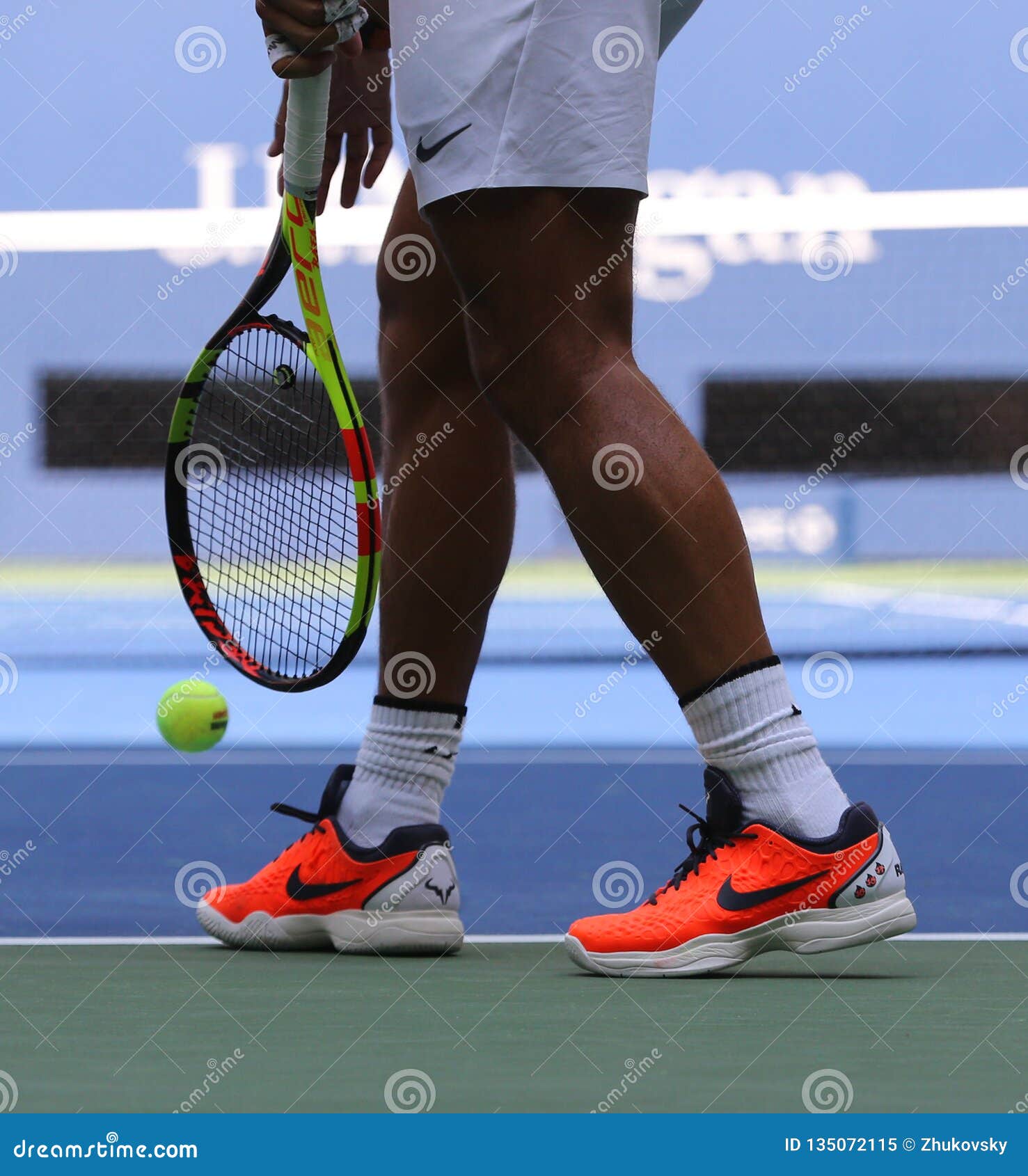 Grand Slam Champion Rafael Nadal of Spain Wears Nike Tennis Shoes during US Open Editorial Image - Image of king, billie: 135072115