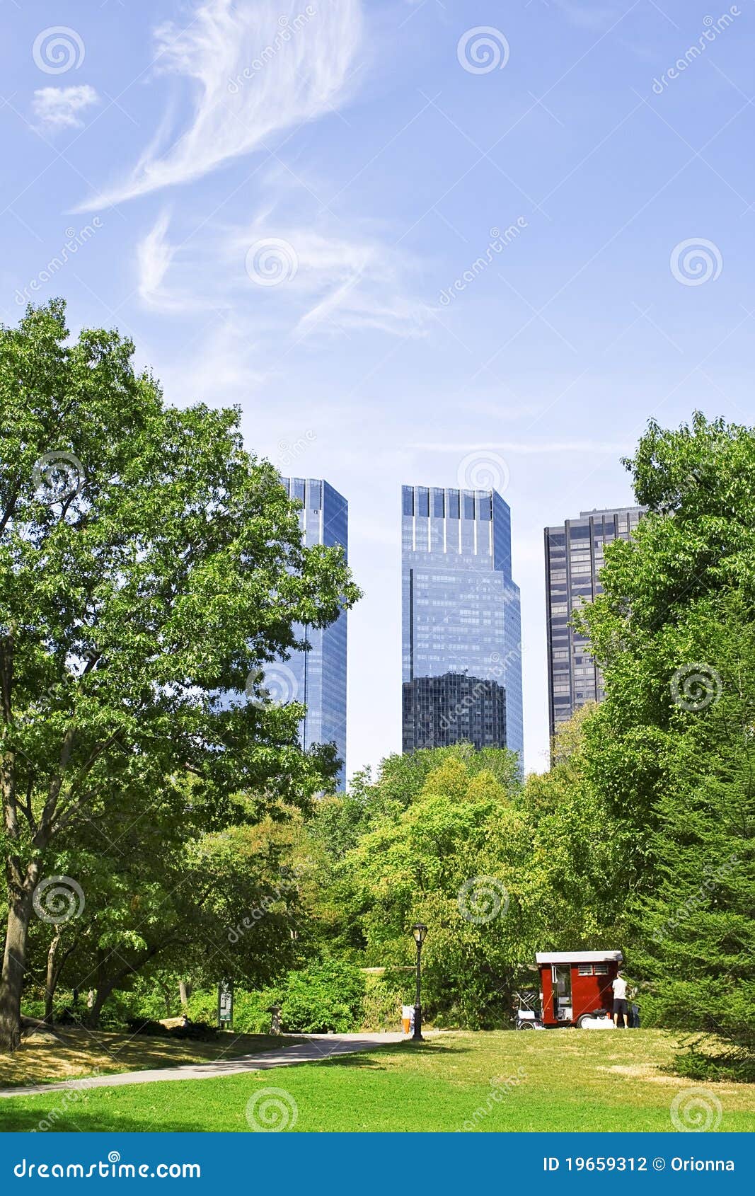 New York Buildings from Central Park Stock Photo Image of famous, city 19659312