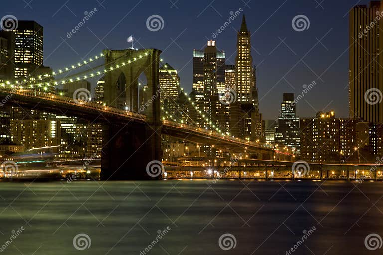 New York City stock photo. Image of east, evening, bridge - 6971884