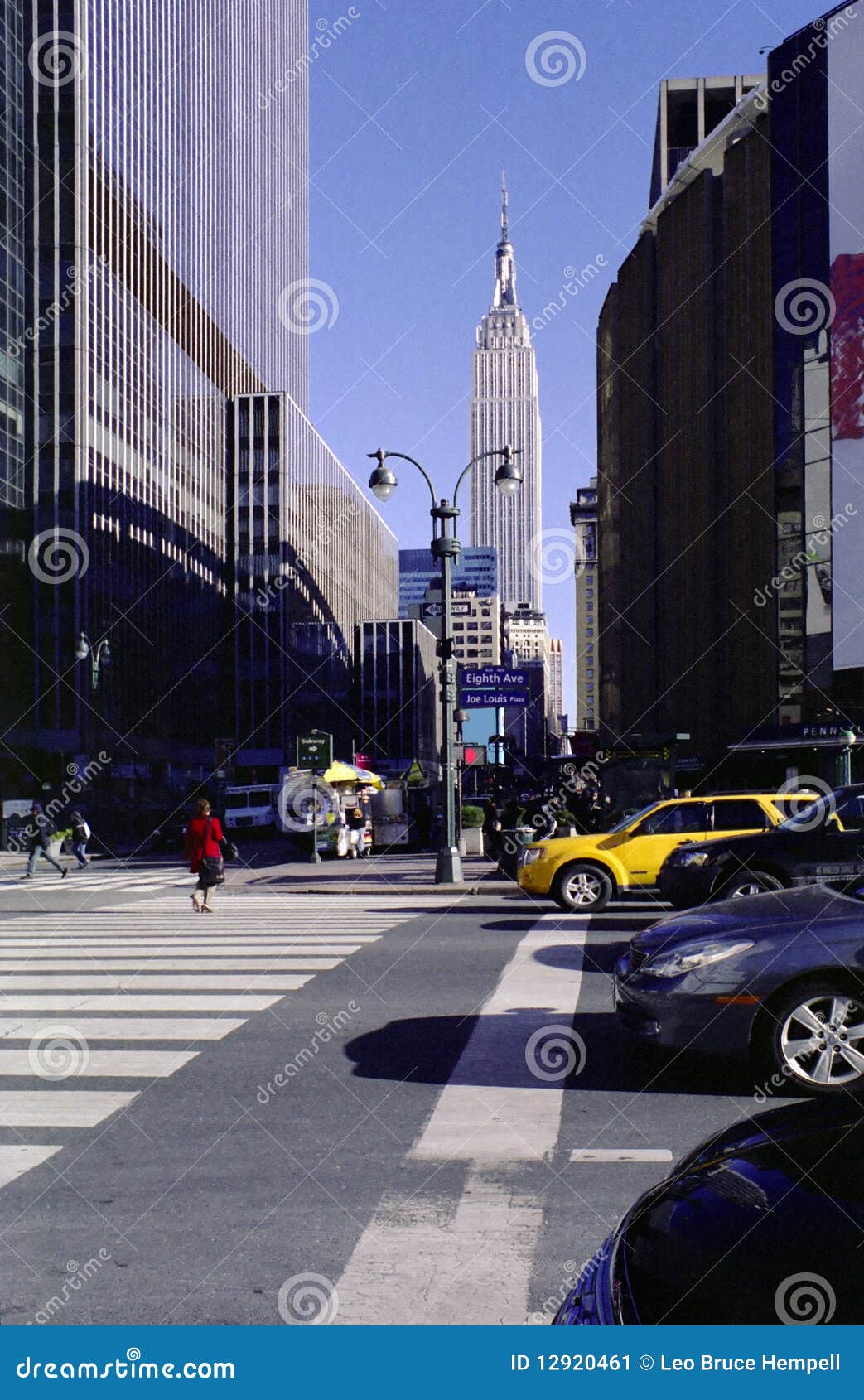 new york city 8th avenue and 33d street usa