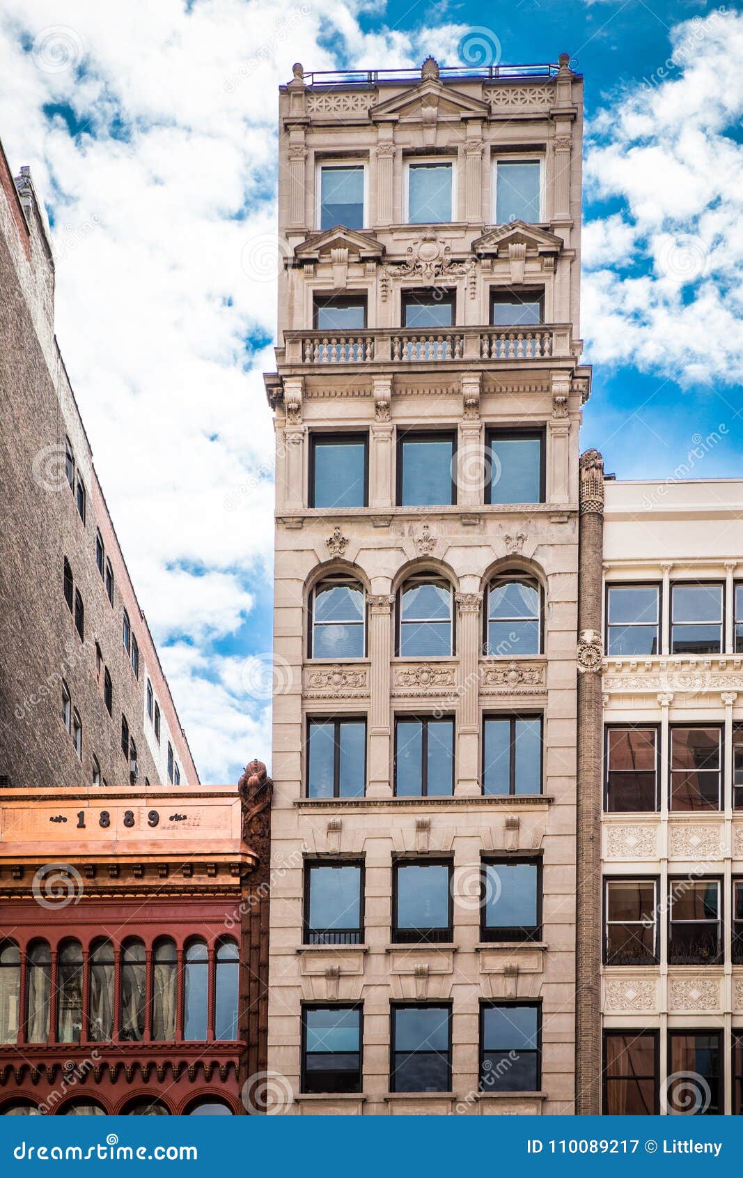 urban building exterior facade