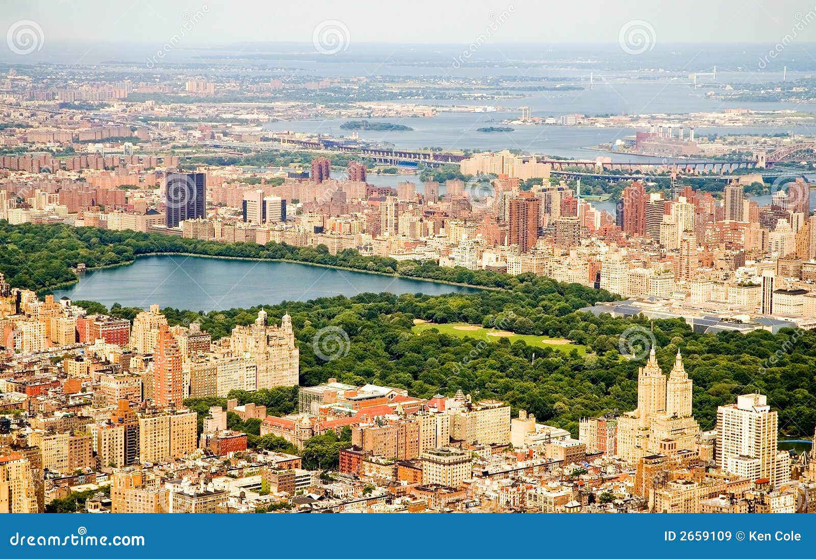 new york city and central park