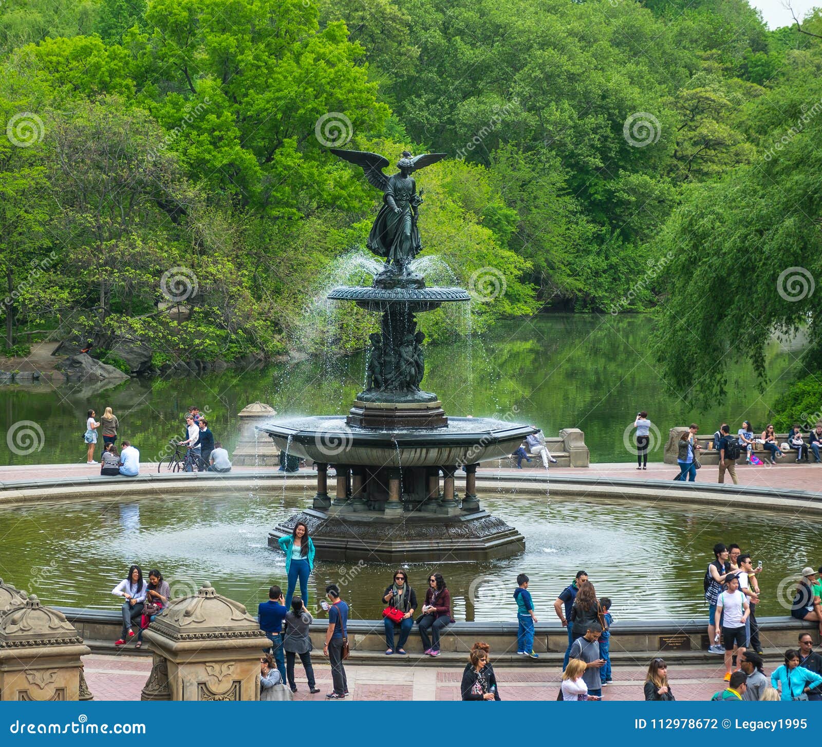 NYC - Bethesda Fountain in Central Park, Facebook Fan Page …