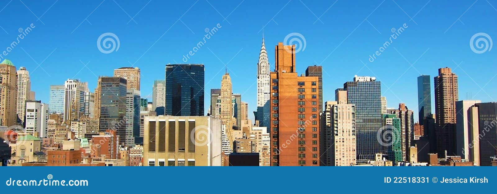 new york city daytime skyline panoramic