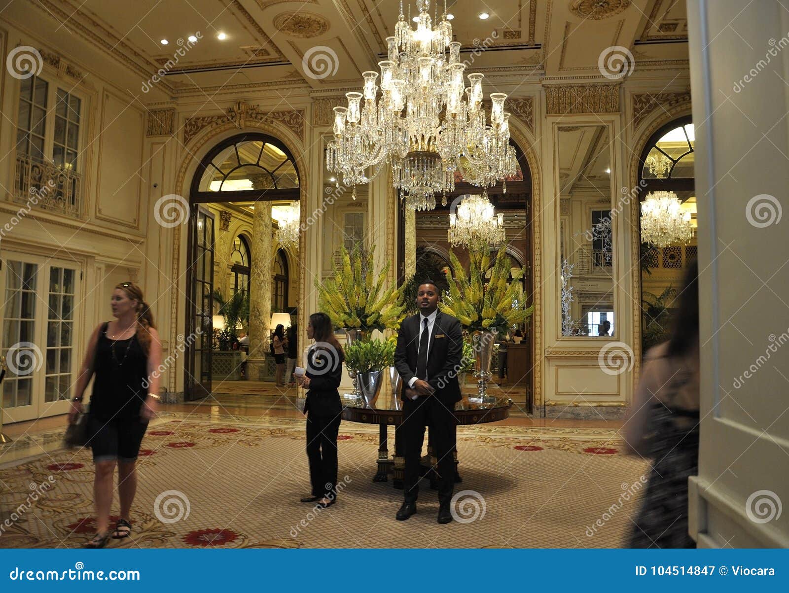 New York City 1st July The Plaza Hotel Interior From Fifth Avenue In Midtown Manhattan From New York City In United States Editorial Photography Image Of American Condominium