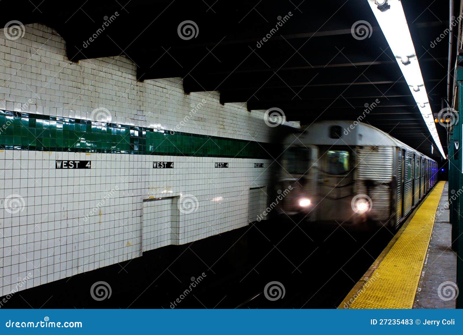 New York City Subway Train editorial stock photo. Image of