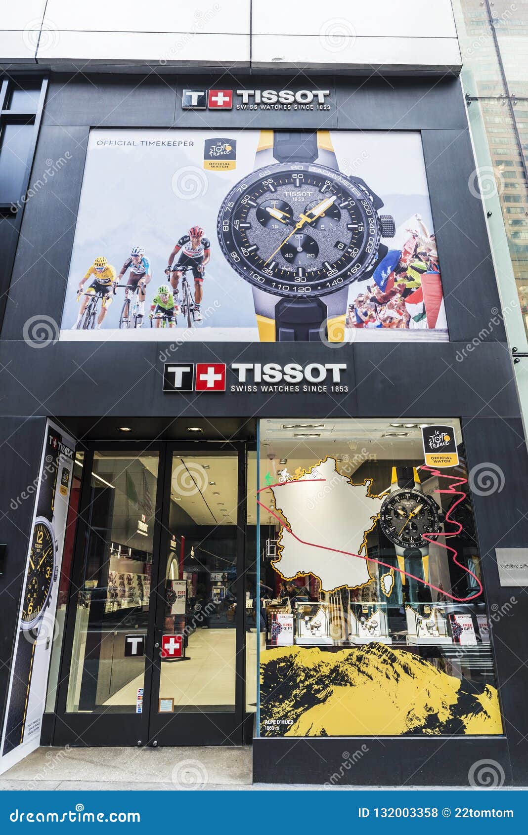 Tissot Jewelry in New York City, USA Editorial Stock Photo - Image of  fashion, building: 132003358