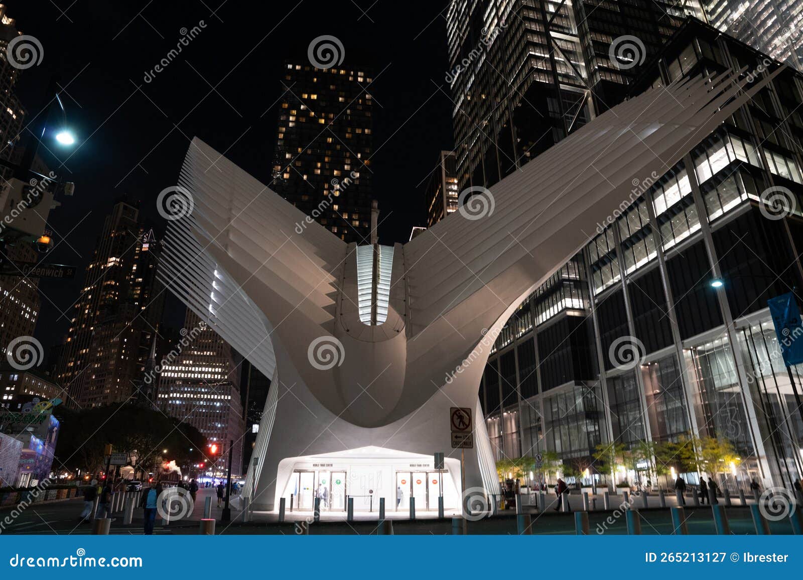 new york city, usa - oct, 2022: people shopping in westfield world trade center in manhattan
