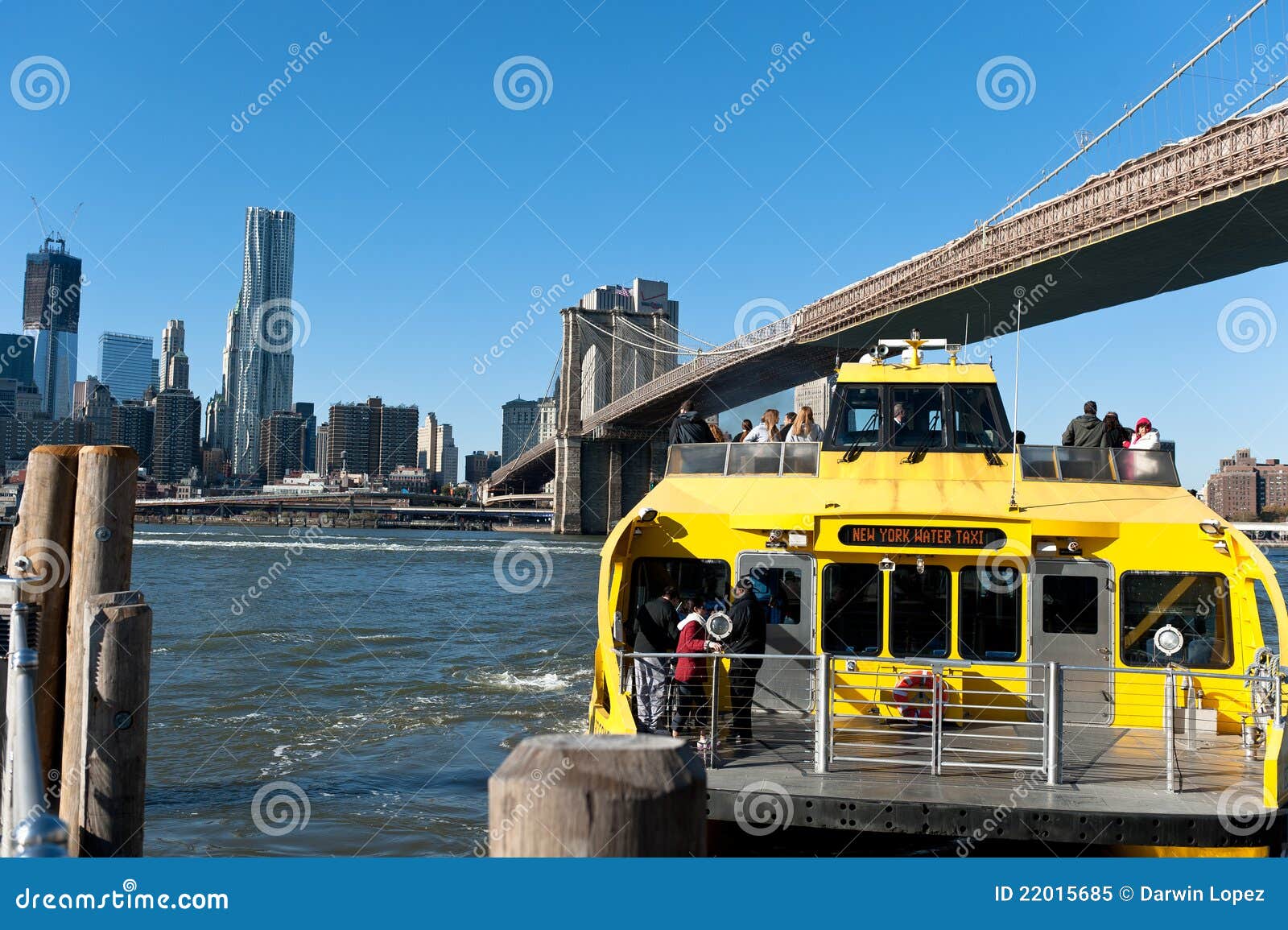 New York City water taxi editorial image. Image of express