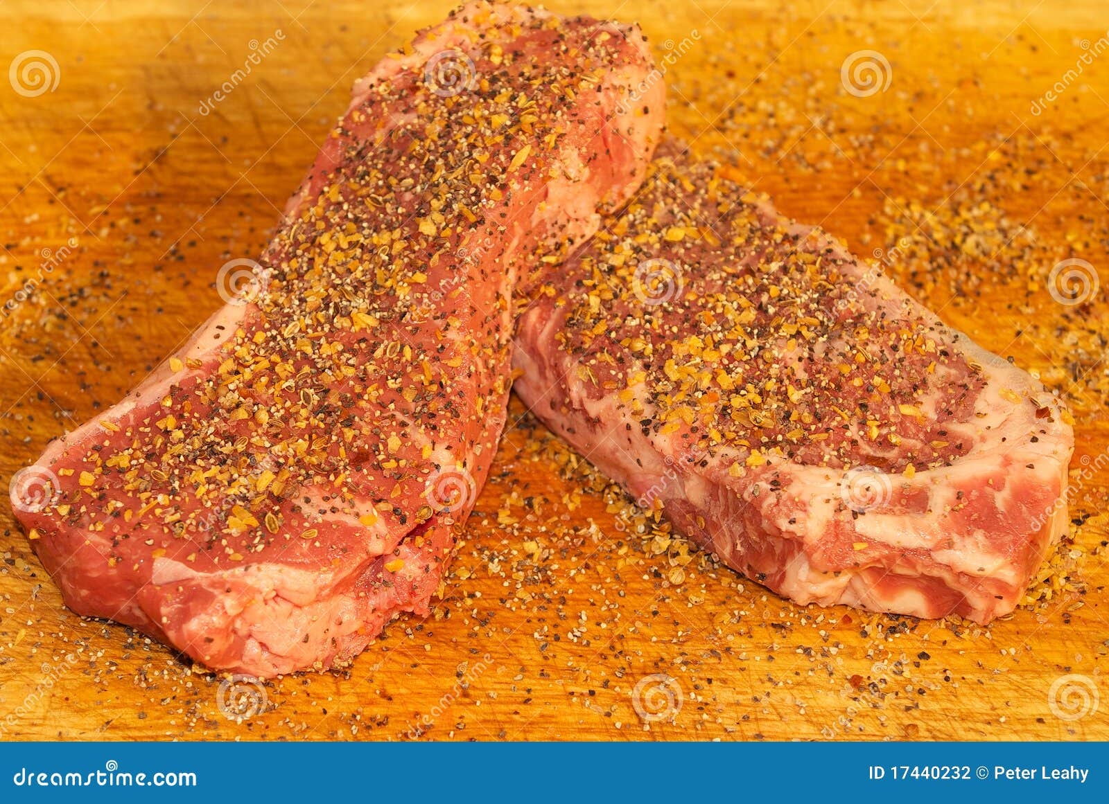 New York Cut Steak stock photo. Image of barbecue, salad 17440232