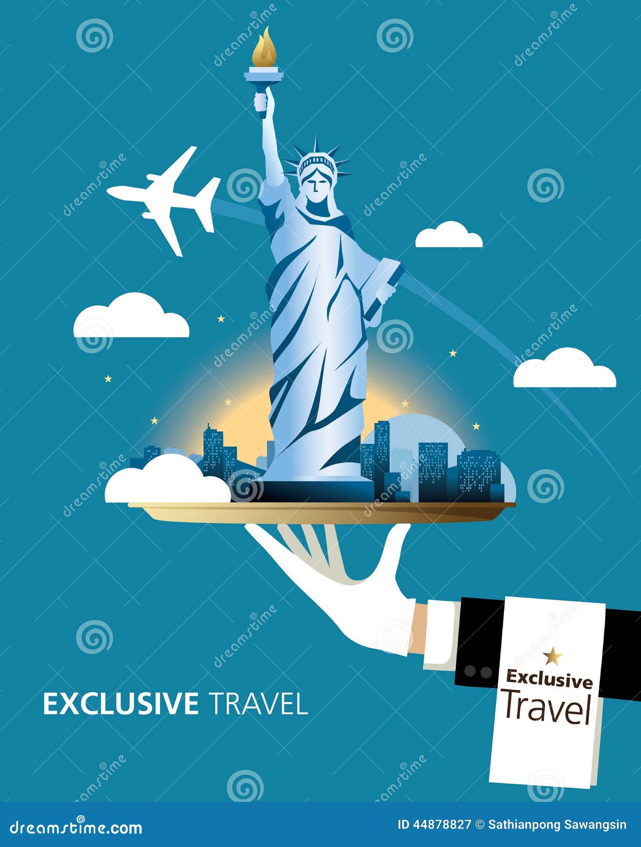 New York, destination stock vector. Illustration of illustrator - 44878827