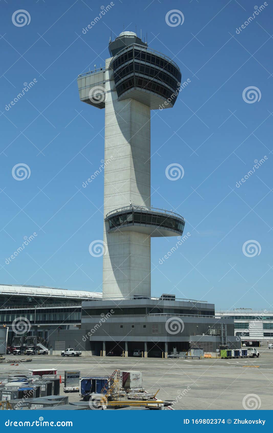 Air Traffic Control Tower At Jfk International Airport Editorial Stock