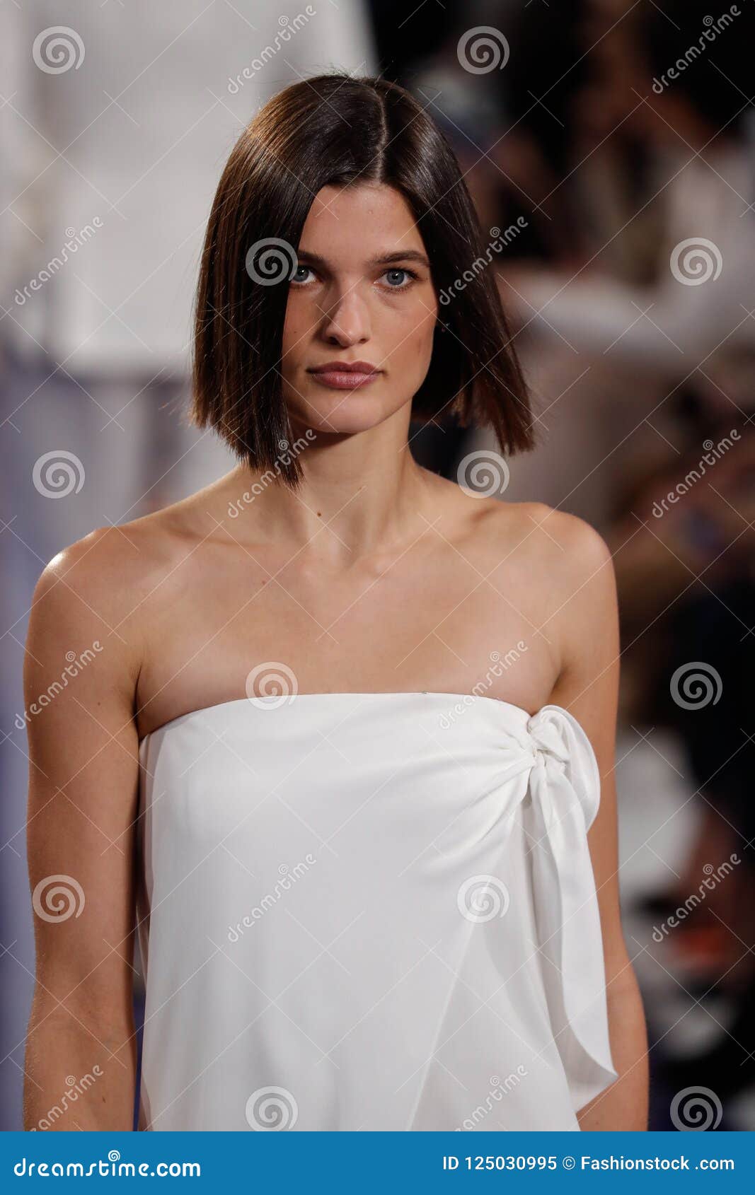 A Model Walks the Runway at Ralph Lauren Spring/Summer 18 Fashion Show