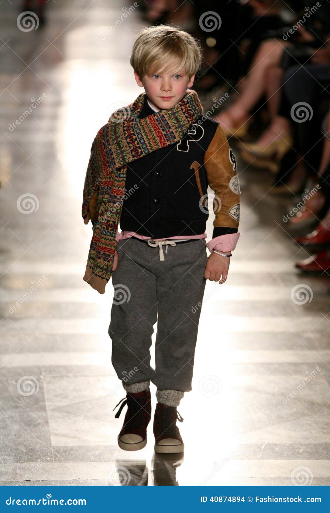 NEW YORK, NY - MAY 19: a Model Walks the Runway at the Ralph Lauren ...