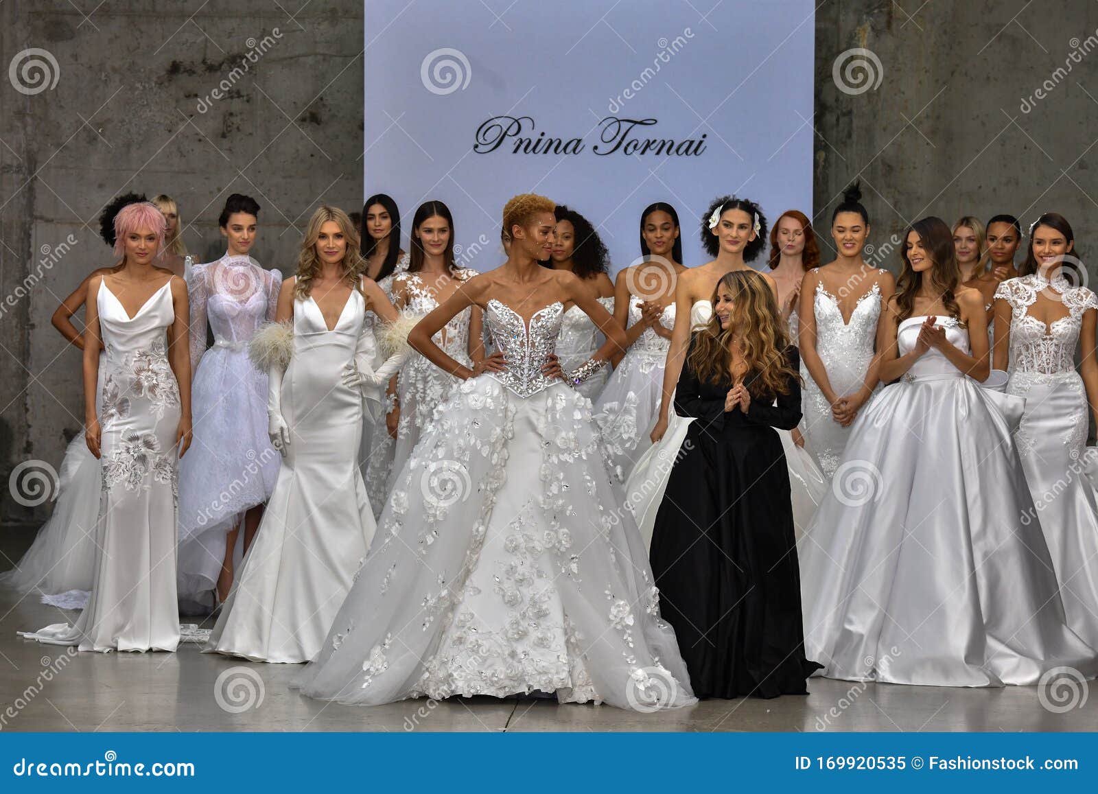 Designer Pnina Tornai Walks The Runway During The Pnina Tornai Fall ...