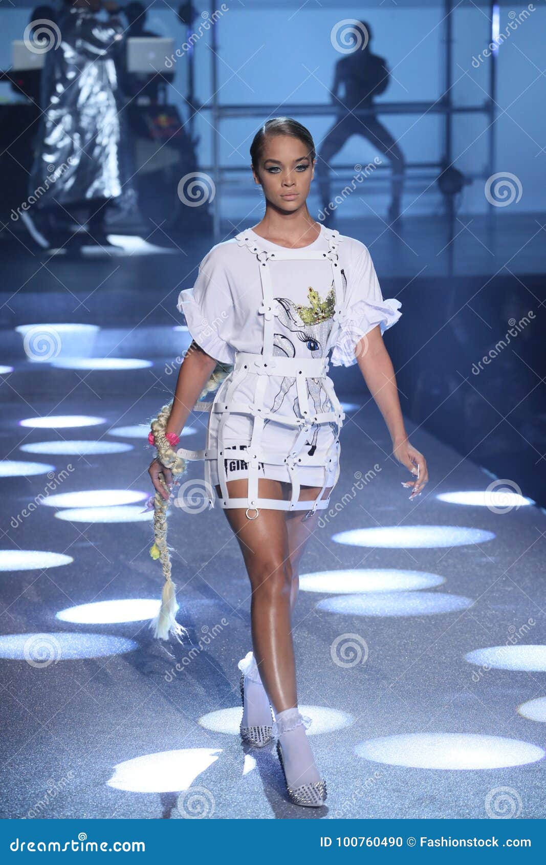 Jasmine Sanders Walks the Runway at the Philipp Plein Fashion Show