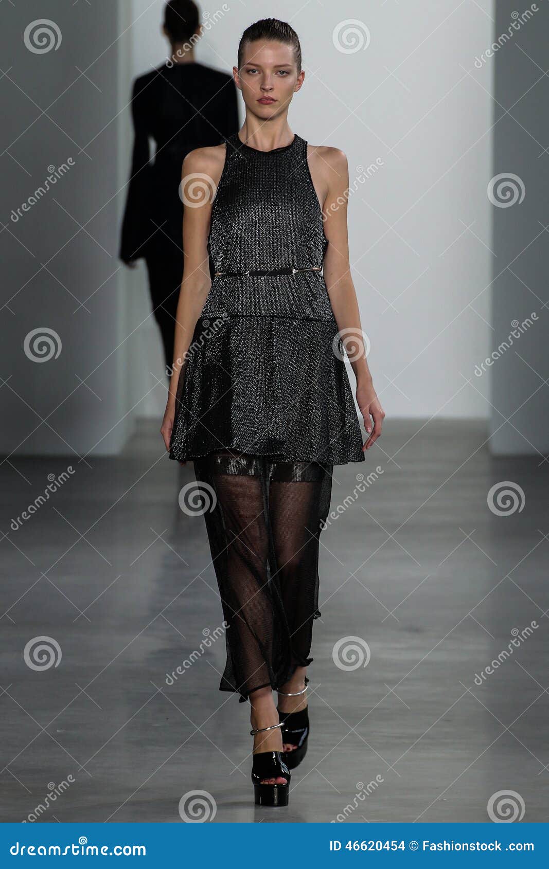 NEW YORK, NY - SEPTEMBER 11: Model Elena Peter Walks the Runway at the ...