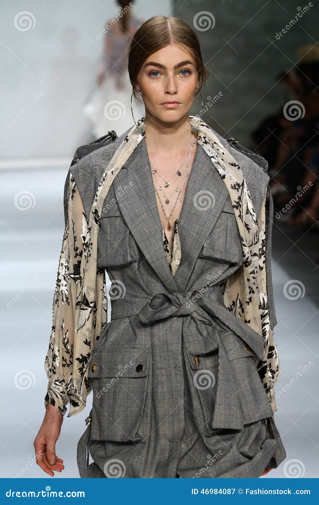 NEW YORK, NY - SEPTEMBER 05: Model Eve Delf Walks the Runway at the ...