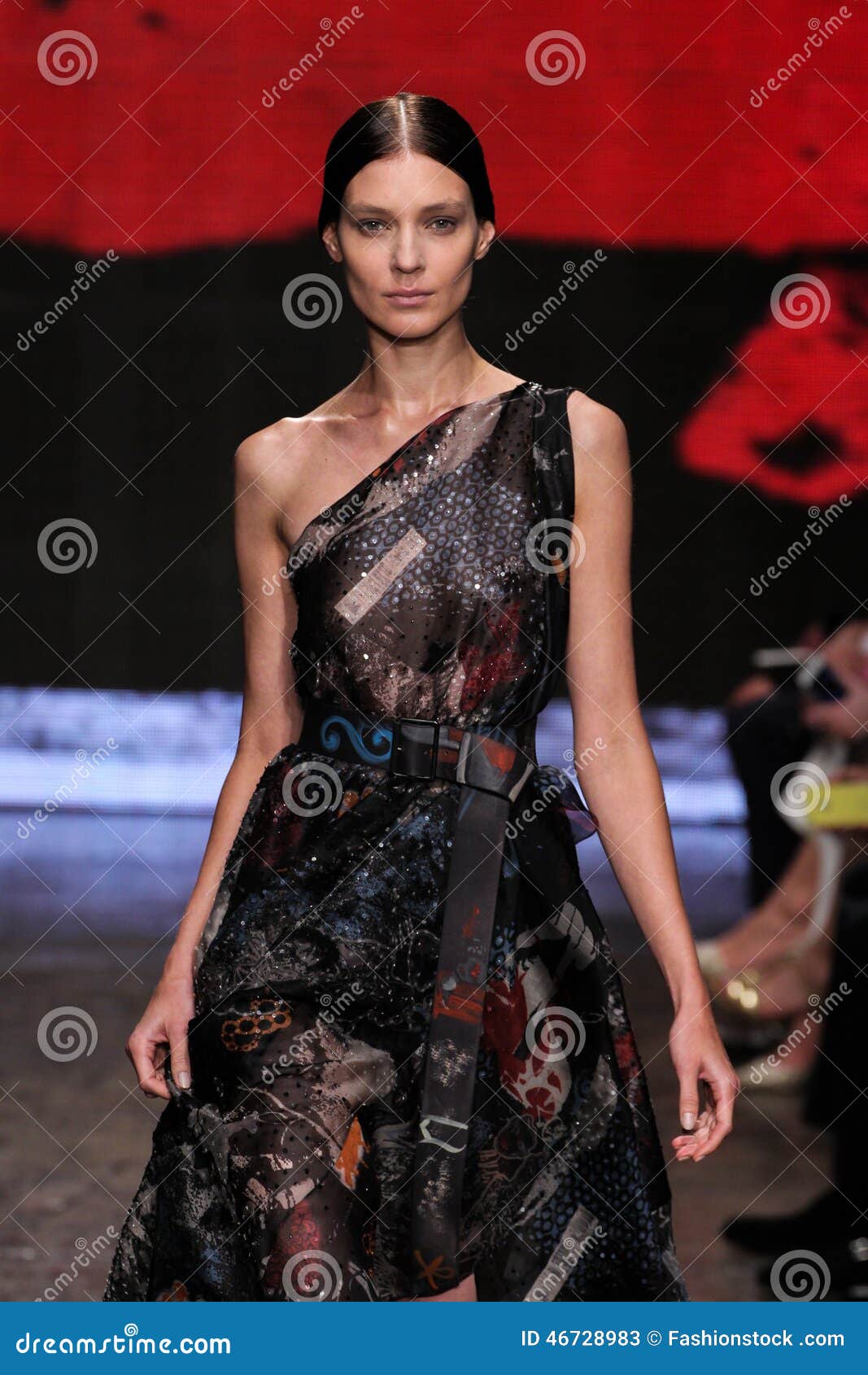 NEW YORK, NY - SEPTEMBER 08: Model Kati Nescher Walks the Runway at ...