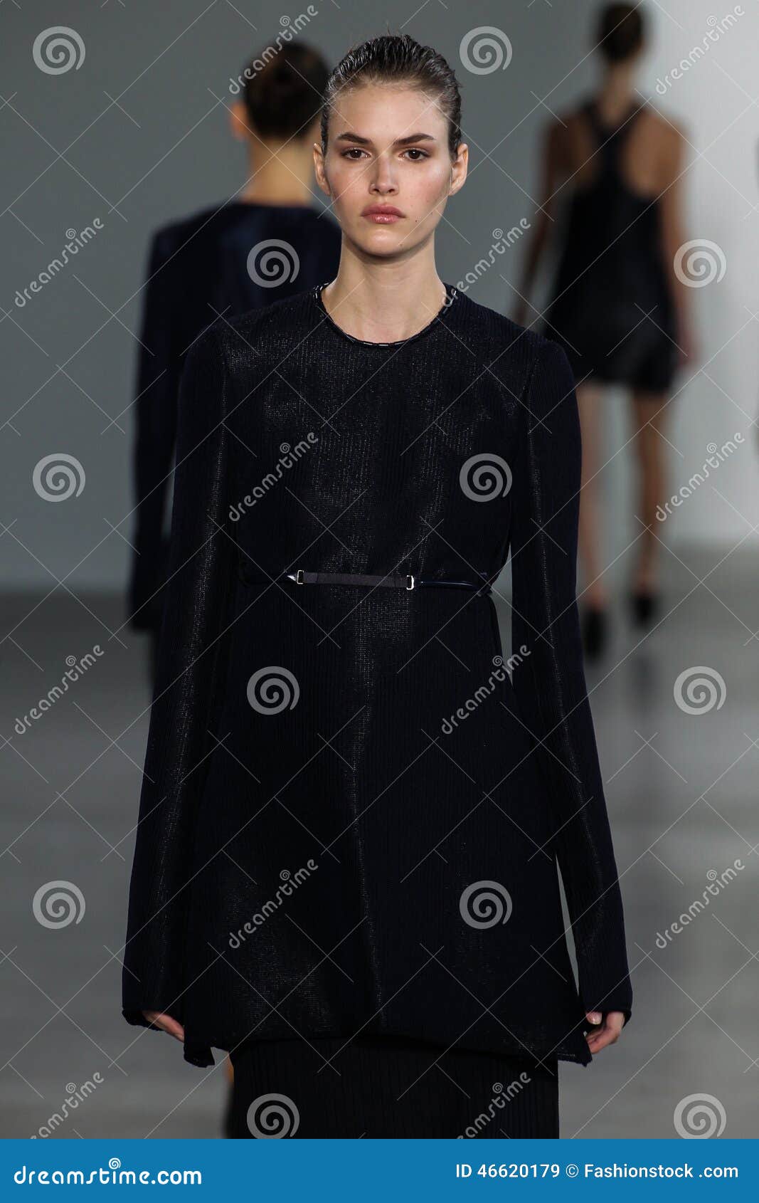 NEW YORK, NY - SEPTEMBER 11: Model Vanessa Moody Walks the Runway at ...